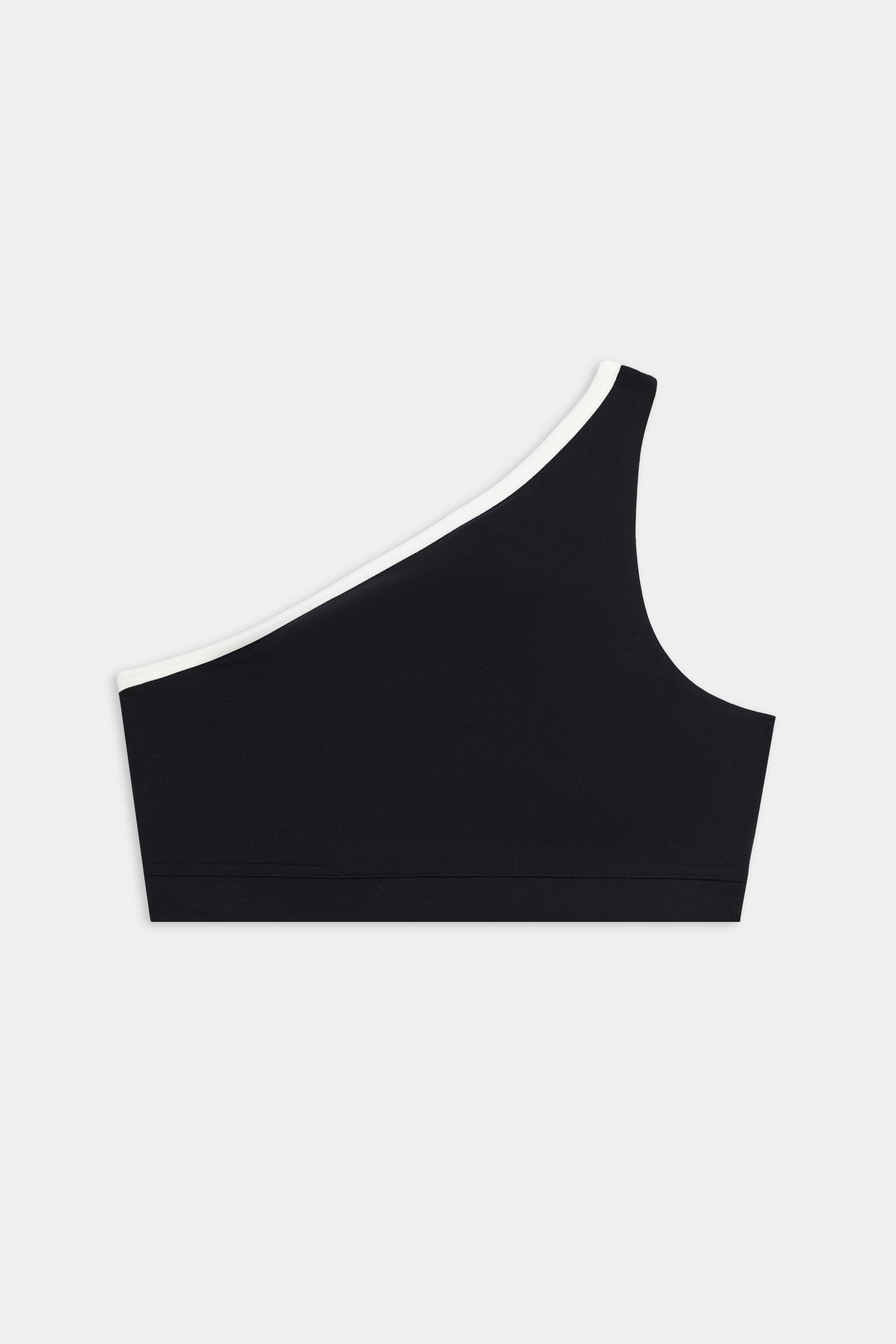 Josie Airweight One Shoulder Bra - Black/White