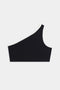 Josie Airweight One Shoulder Bra - Black/White