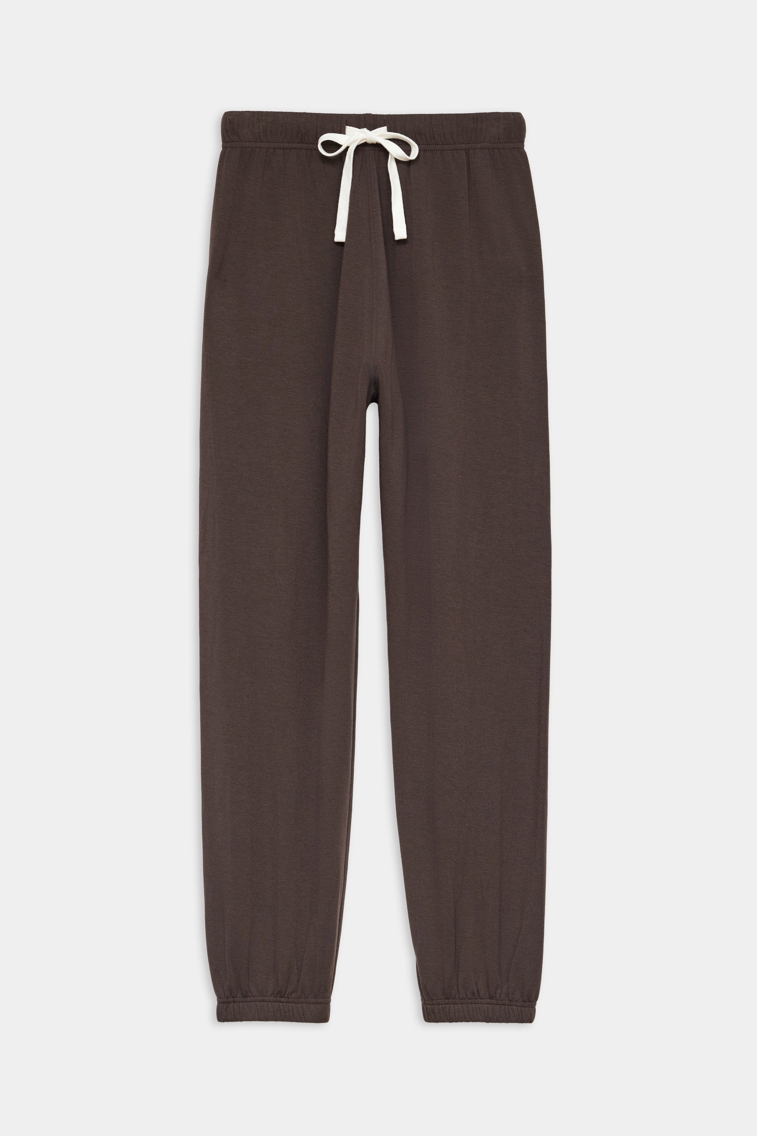 Andie Oversized Fleece Sweatpant - Dark Chocolate