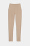 Airweight Super High Waist 7/8 - Latte by SPLITS59, crafted from a blend of nylon and spandex, laid flat on a white background.