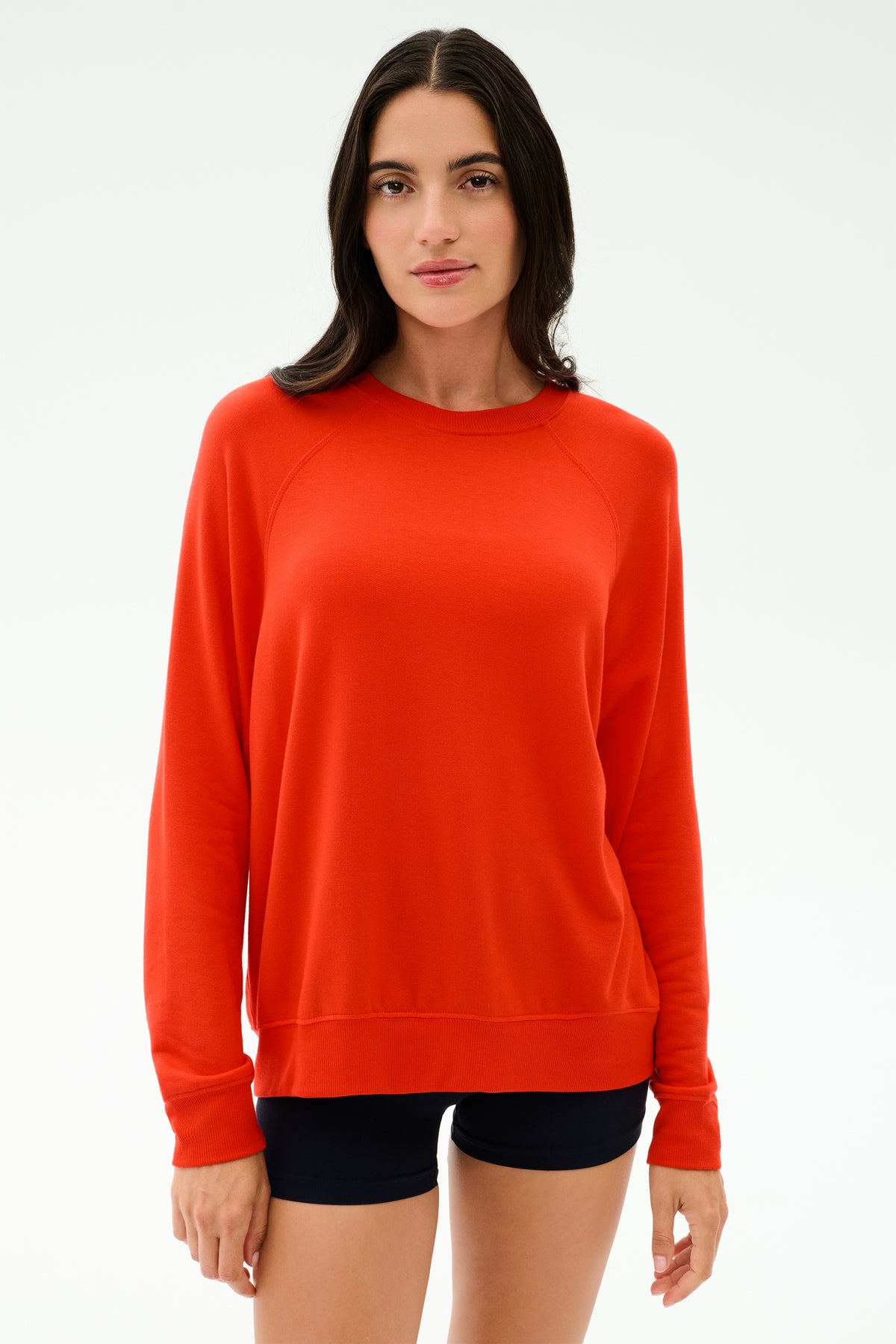 Andie Oversized Fleece Sweatshirt Lotus