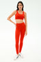 Sprint High Waist Rigor 7/8 - Lotus Red