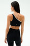 Josie Airweight One Shoulder Bra - Black/White