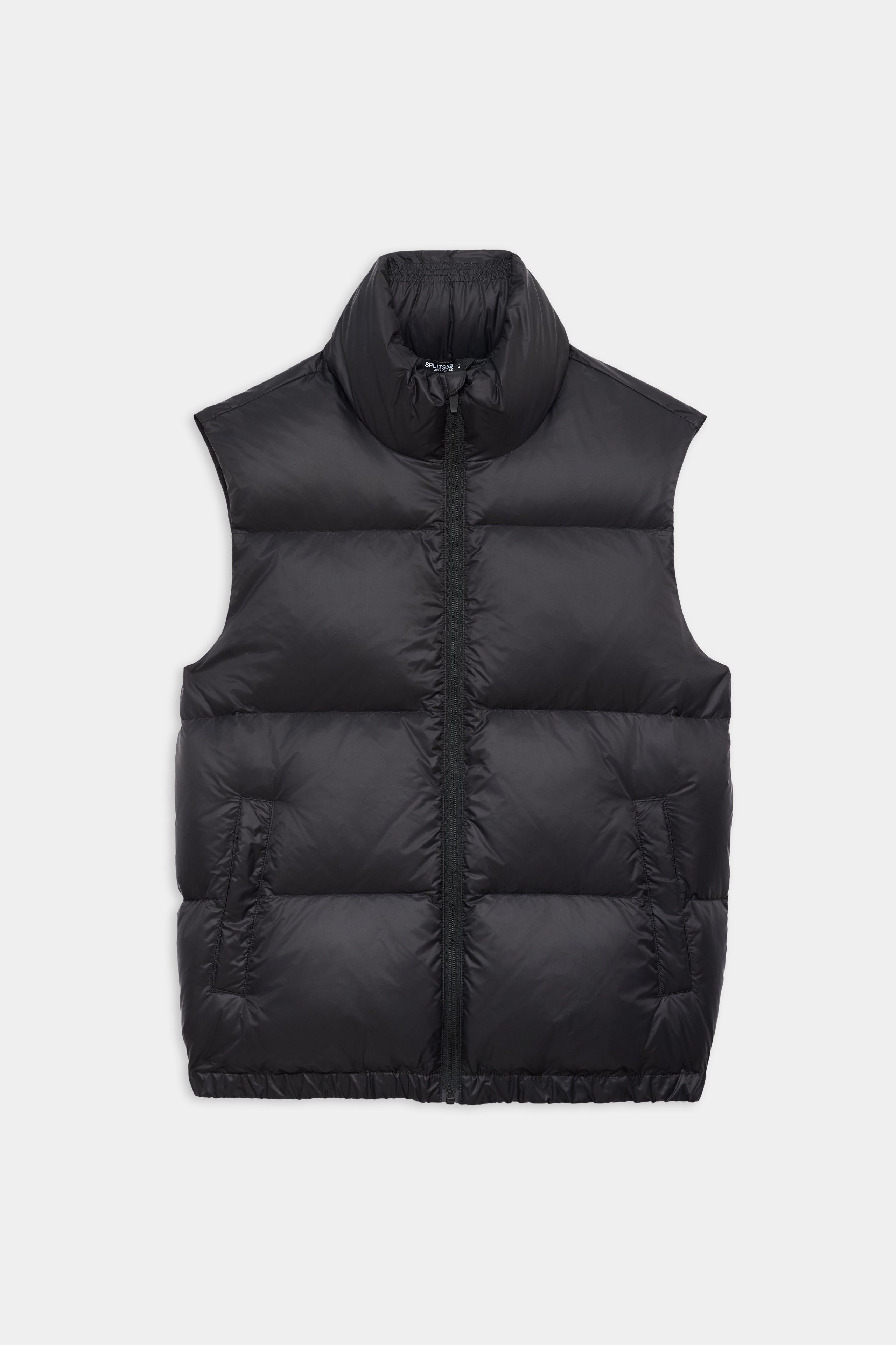 Summit Nylon Puffer Vest - Black – SPLITS59