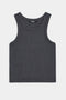 Kiki Rib Crop Tank - Graphite