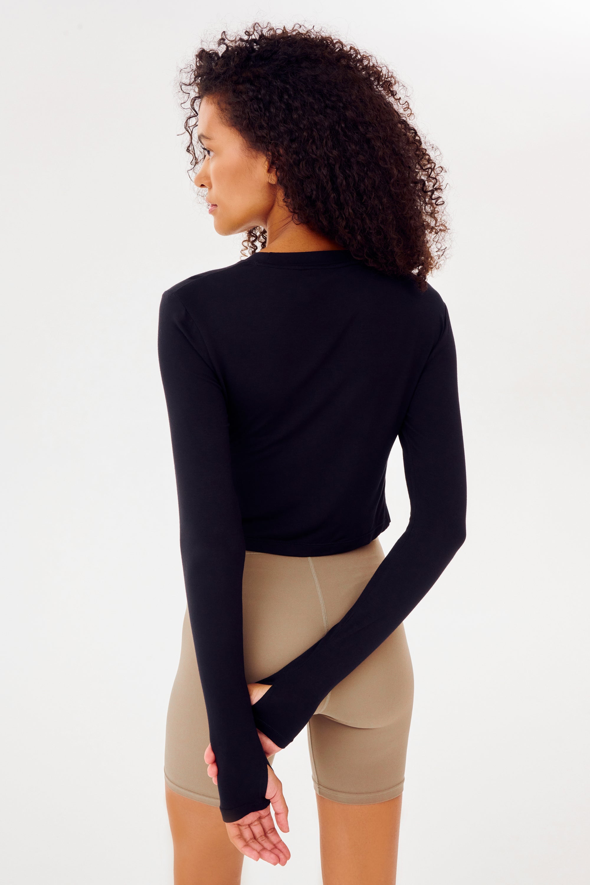 Daisy  Jersey Tee  Black Best for Running 