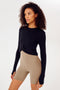 Splits59 Daisy L/S Jersey Tee - Black