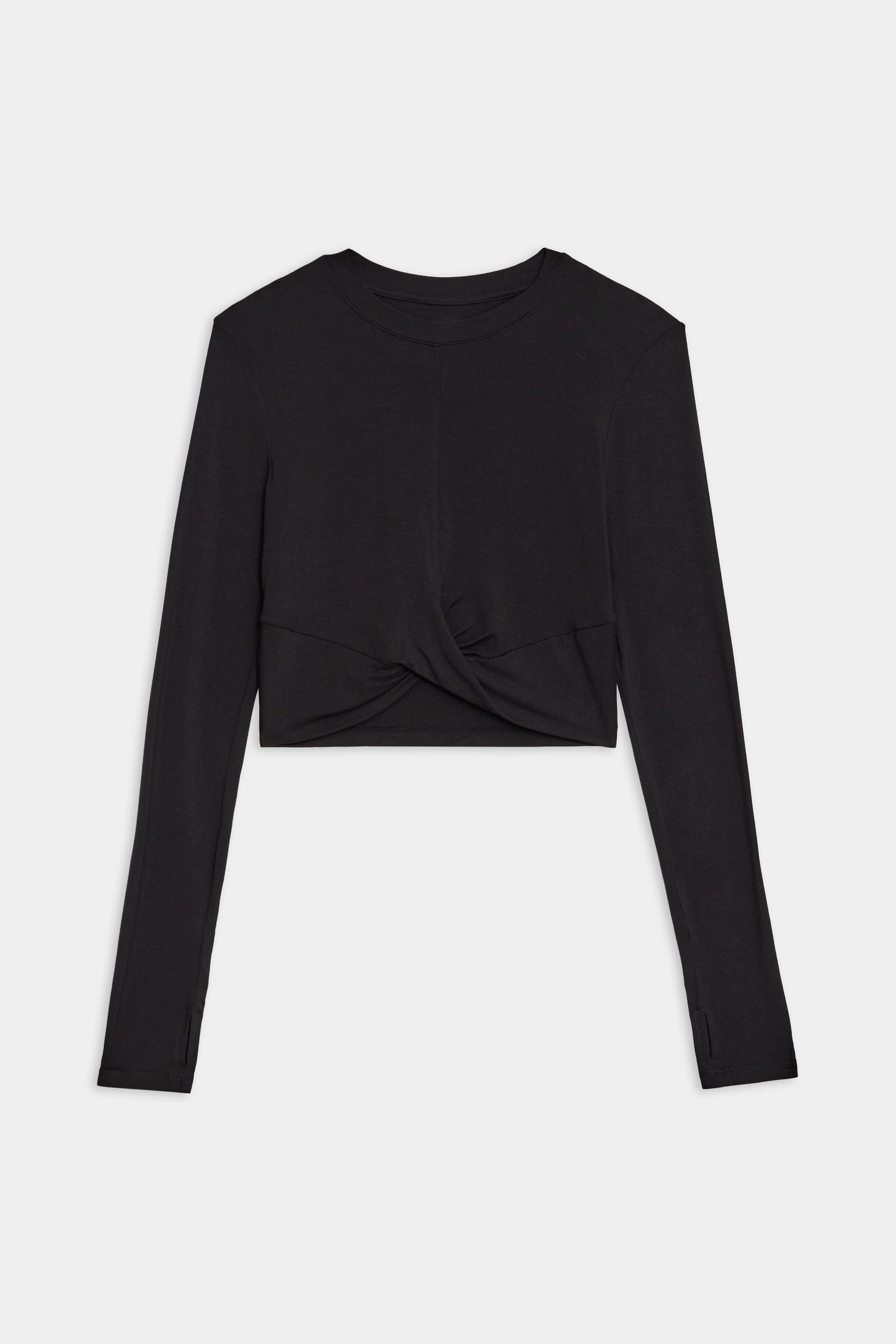 Daisy L/S Jersey Tee - Black Sports Bra