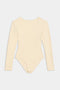 Airweight Scoop Neck Bodysuit - Creme