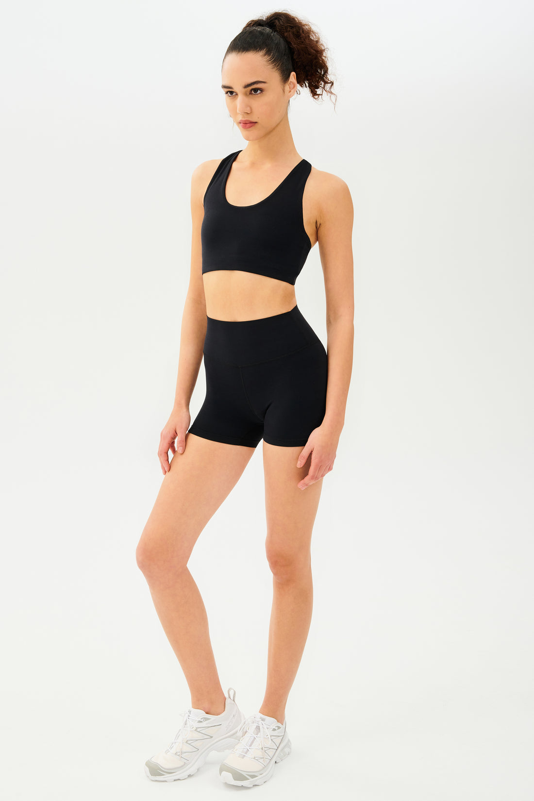 Splits59 Dual High Waist Airweight 7/8 in Black/White